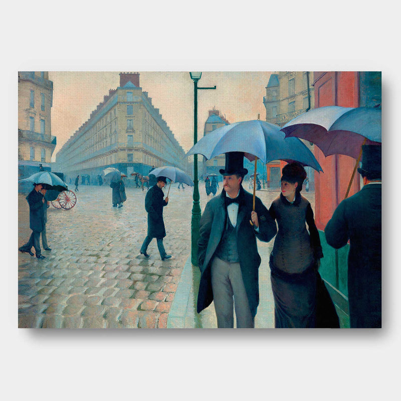 Paris Street by Gustave Caillebotte