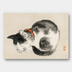 Sleeping Cat by Kōno Bairei