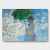 Woman with a Parasol by Claude Monet